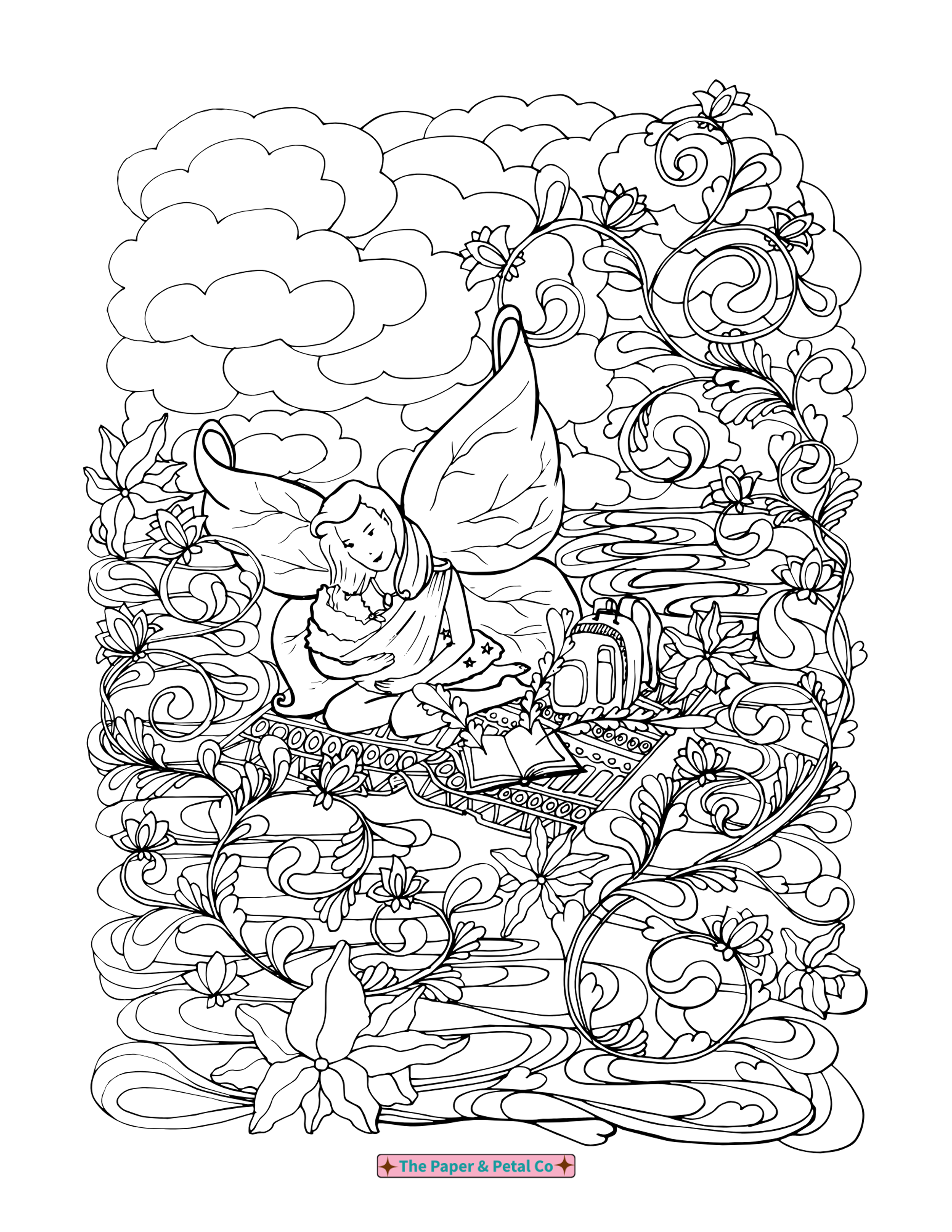Fairy Coloring Sheet