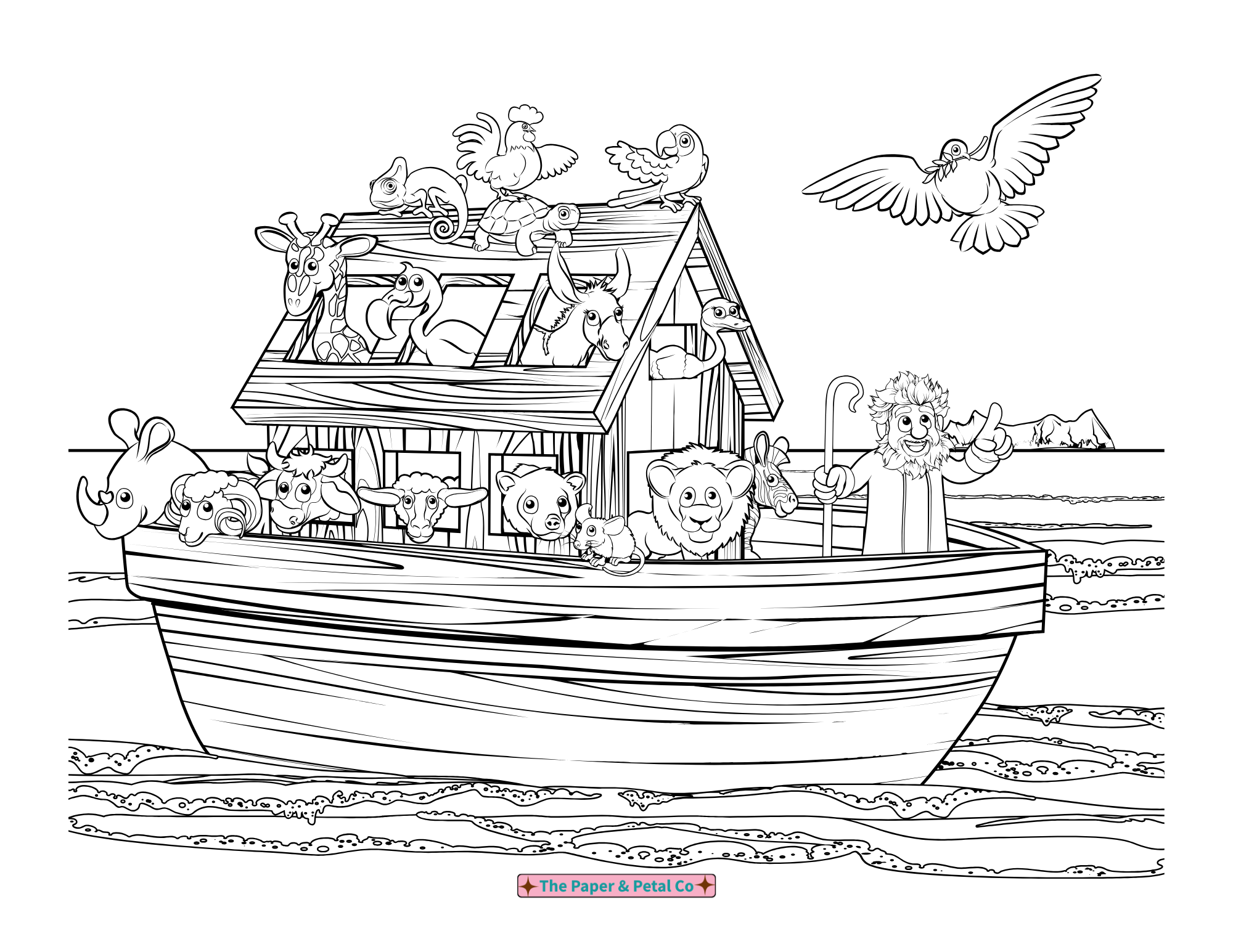 Ark Coloring Sheet