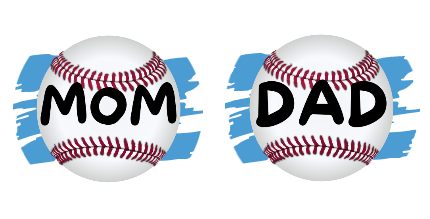 Baseball Mom & Dad Car Coasters