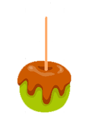 Caramel Apple Magnetic Bookmark