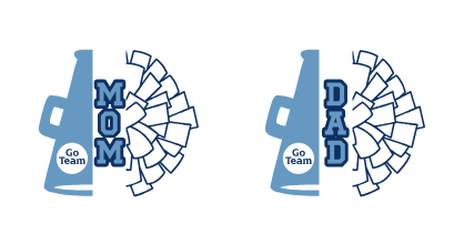 Cheer Mom & Dad Car Coasters