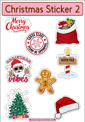 Christmas Sticker Collection Set #2