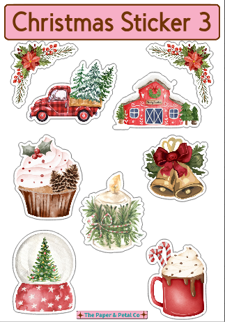Christmas Sticker Collection Set #3