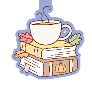 Books and Coffee Magnetic Bookmark