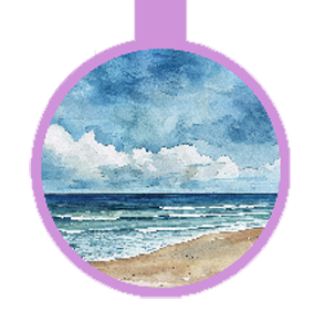 Crashing Waves Magnetic Bookmark