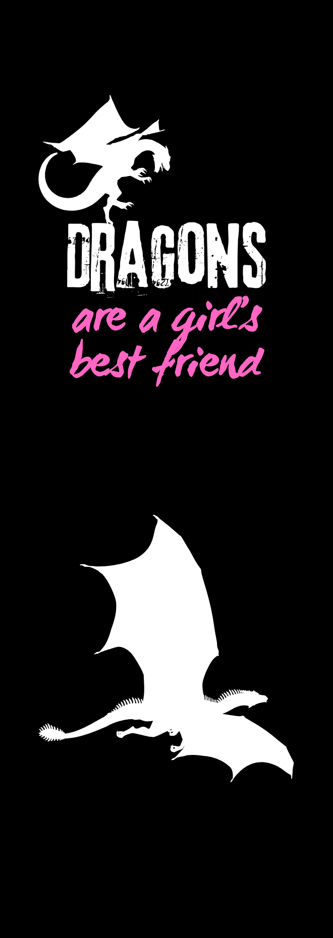 Dragons Are A Girl's Best Friend Metal Bookmark