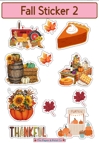 Fall Sticker Collection Set #2