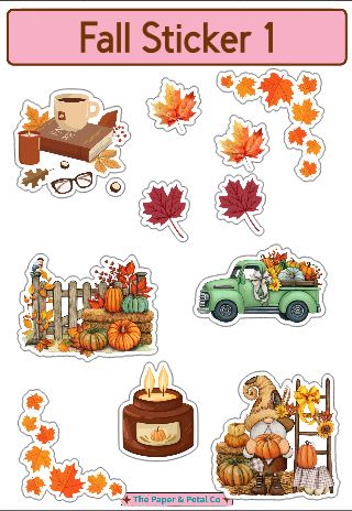 Fall Sticker Collection Set #1