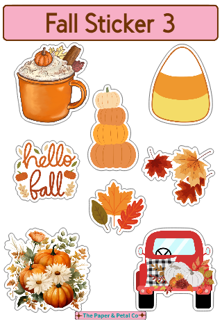 Fall Sticker Collection Set #3
