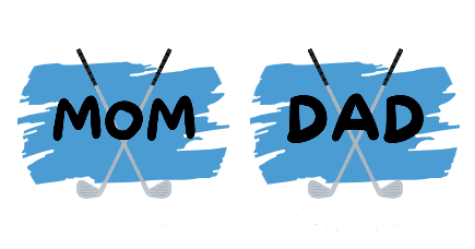 Golf Mom & Dad Car Coasters