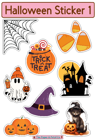 Halloween Sticker Collection Set #1