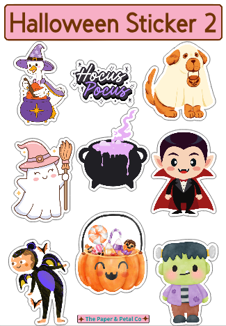 Halloween Sticker Collection Set #2