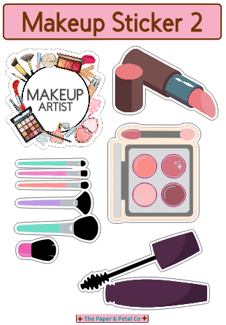 Makeup Sticker Collection Set #2