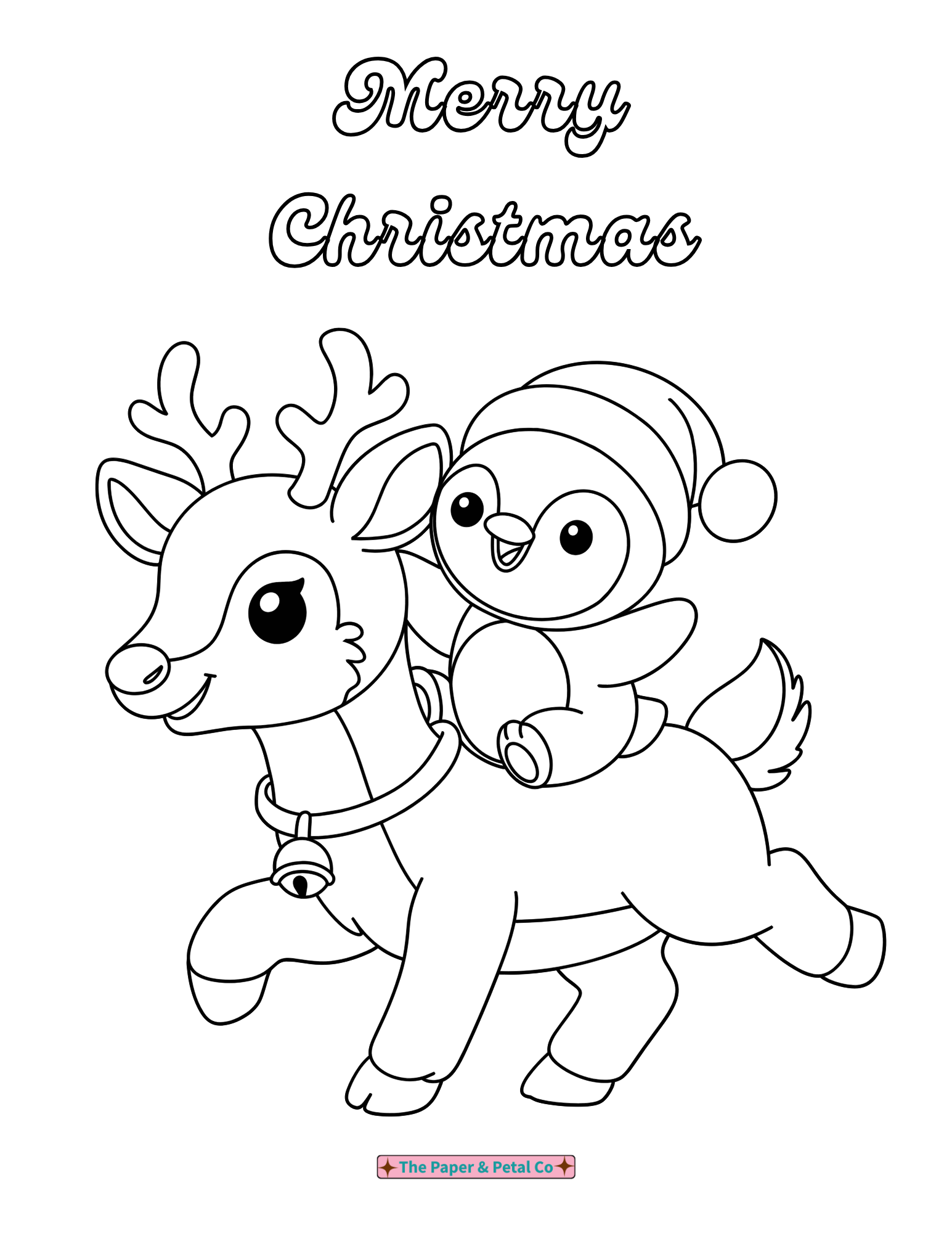 Merry Christmas Coloring Sheet