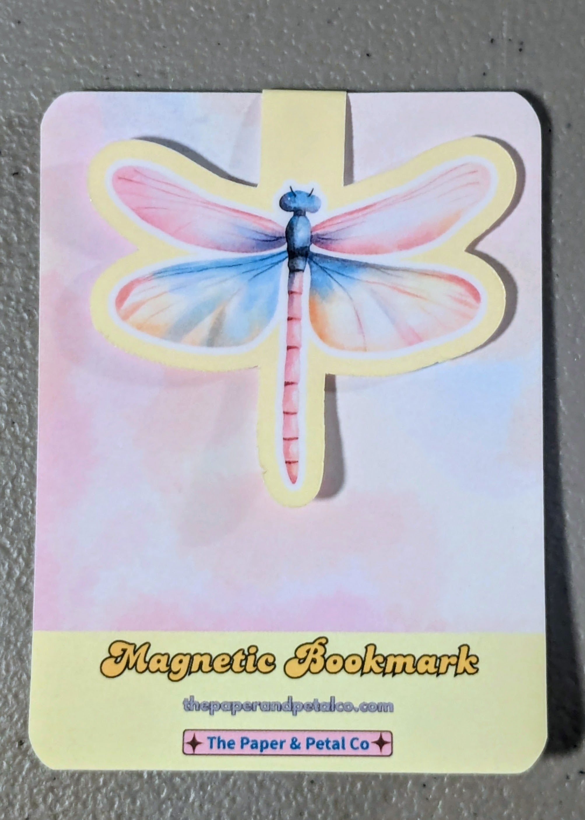 Dragonfly Magnetic Bookmark