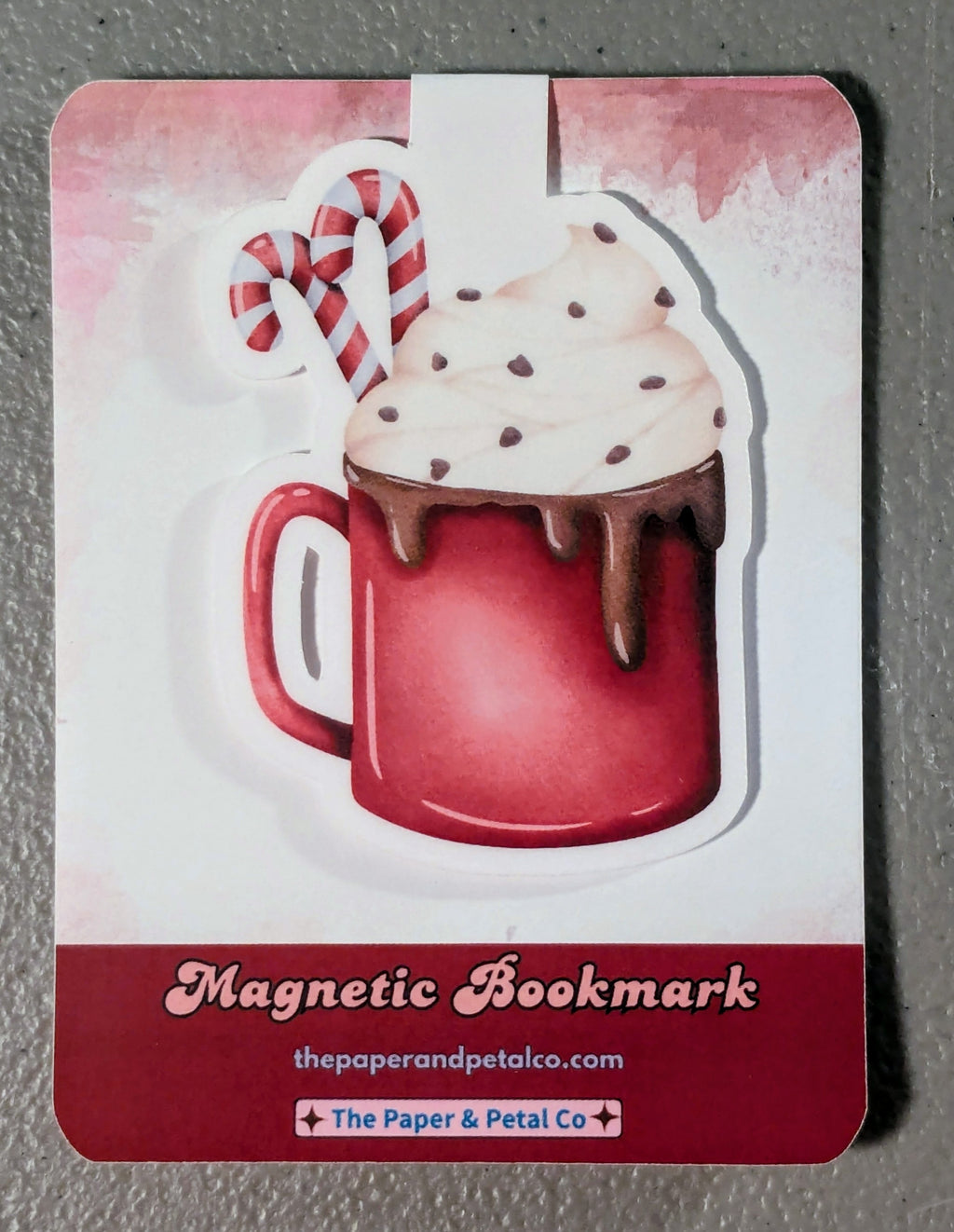 Hot Cocoa Magnetic Bookmark