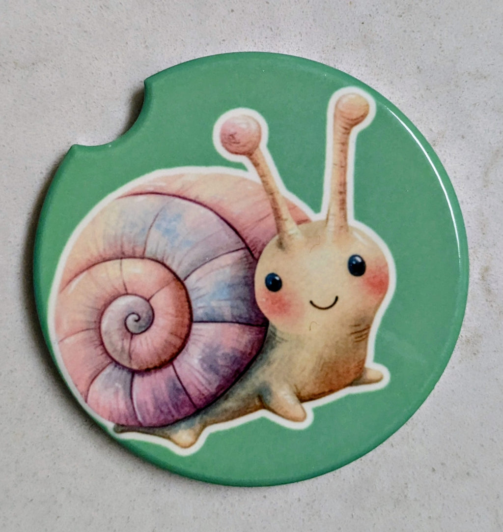 Snail Kids Car Coaster