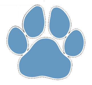 Paw Print Die Cut Sticker