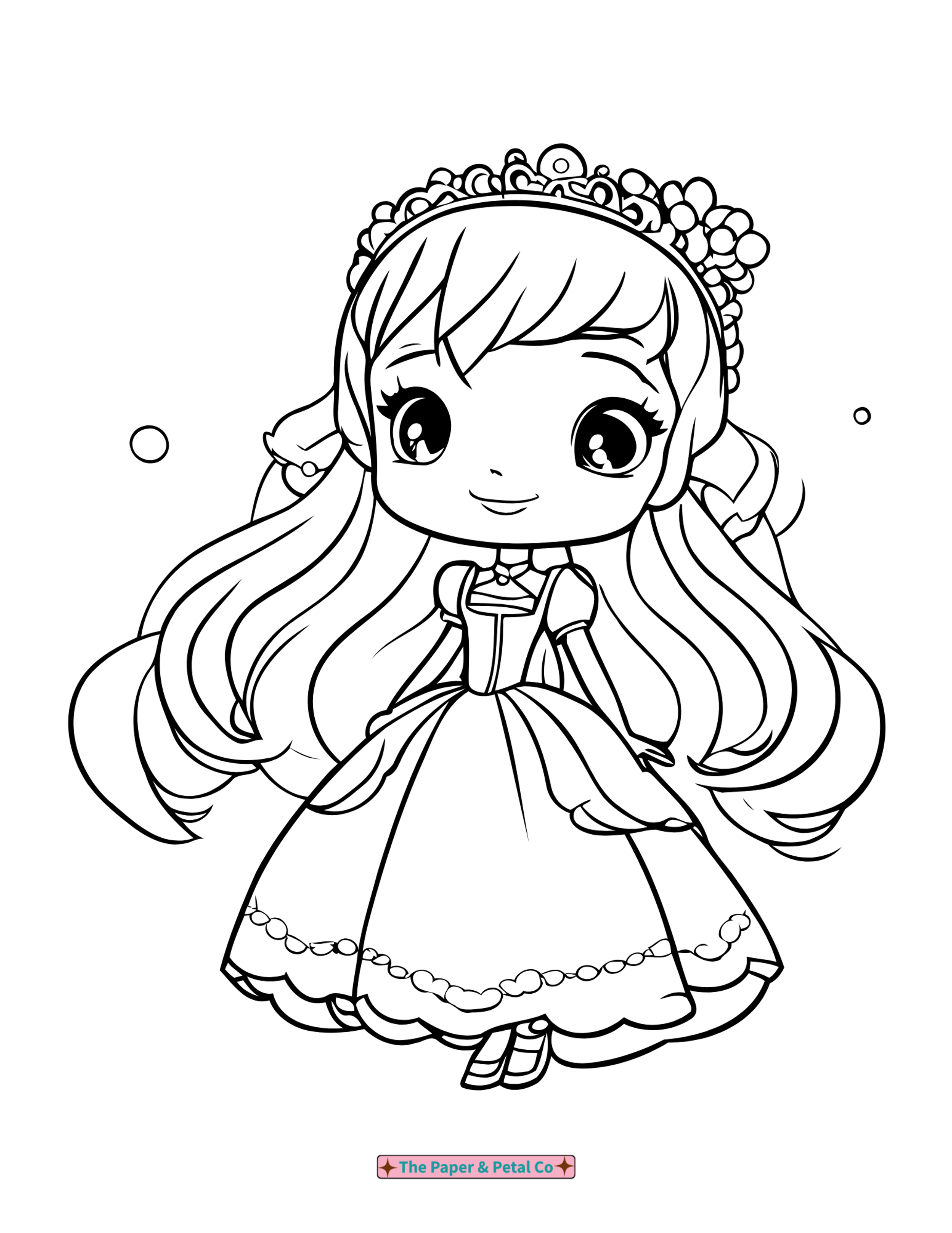 Princess Coloring Sheet