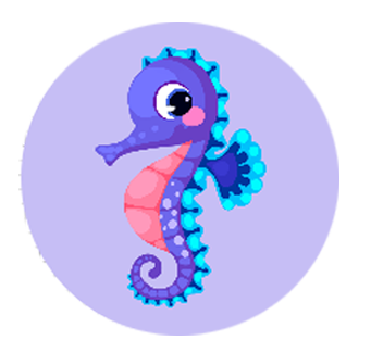 Seahorse Kids Car Coaster