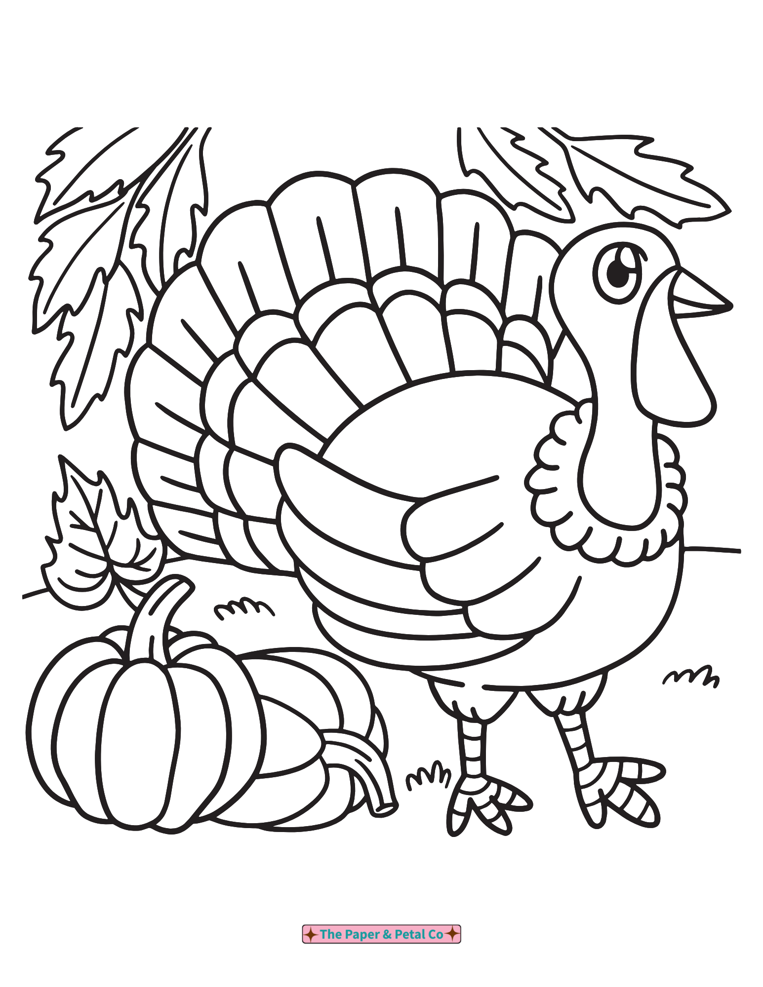 Turkey Coloring Sheet